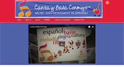 Desktop Screenshot of cantaybailaconmigo.com